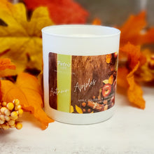 Load image into Gallery viewer, Autumn Apples | Apple, Bourbon &amp; Green Leaves Scented Soy Candle
